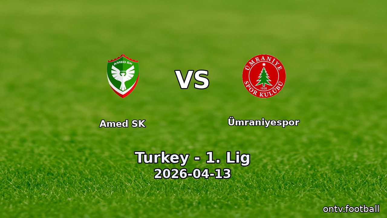 Amed SK vs Ümraniyespor