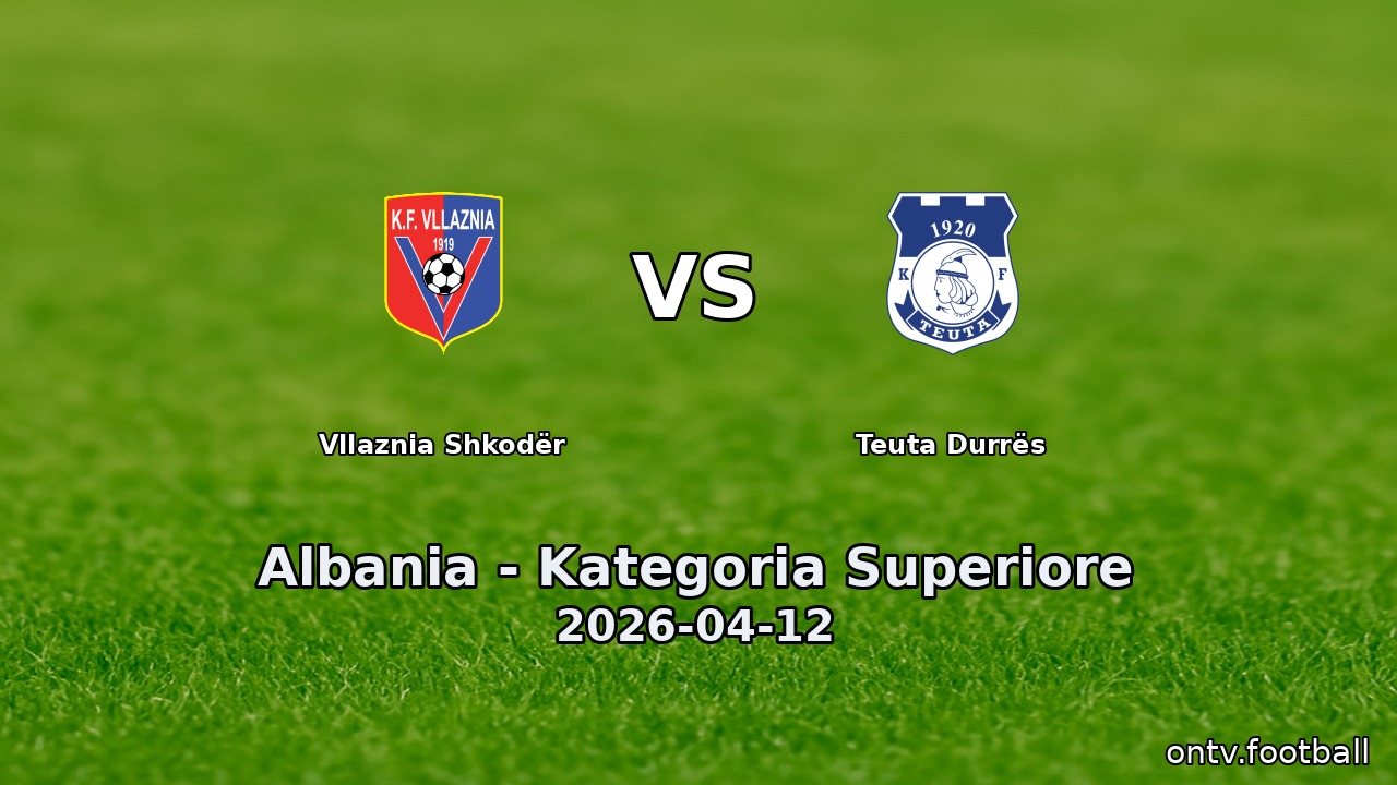 Vllaznia Shkodër vs Teuta Durrës