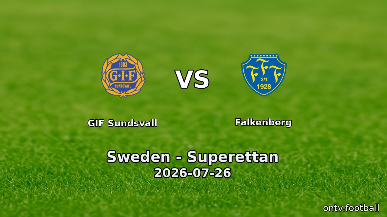 GIF Sundsvall vs Falkenberg