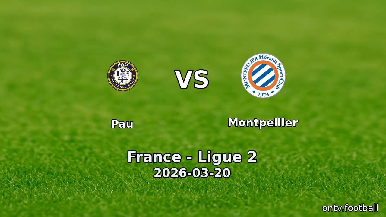 Pau vs Montpellier
