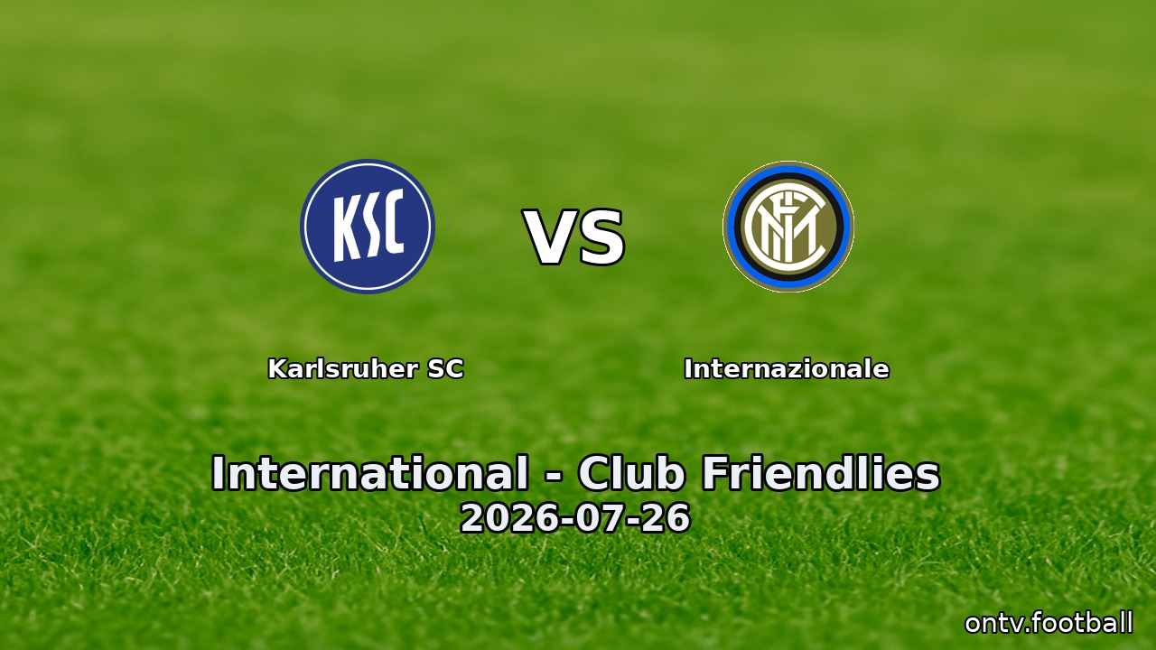 Karlsruher SC vs Internazionale