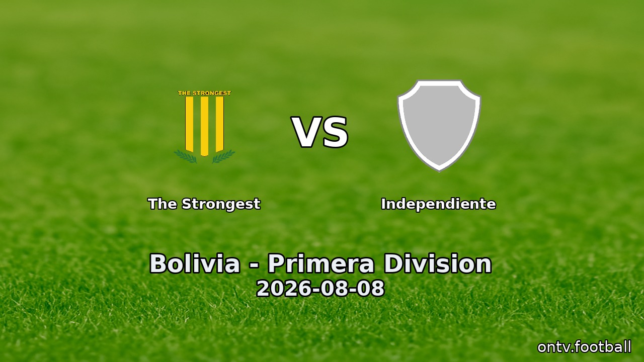The Strongest vs Independiente