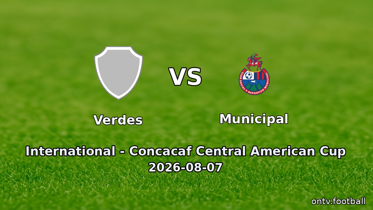 Verdes vs Municipal