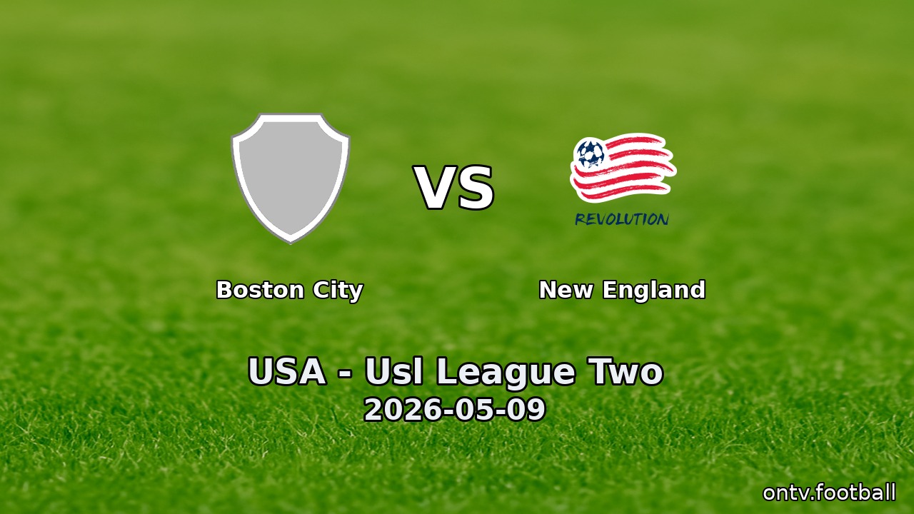 Boston City vs New England