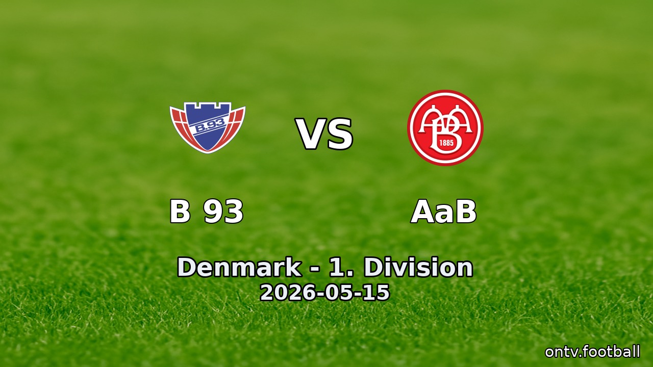B 93 vs AaB