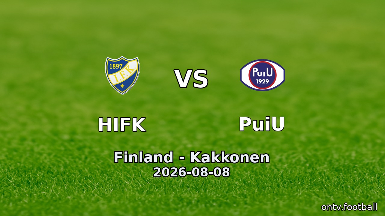 HIFK vs PuiU