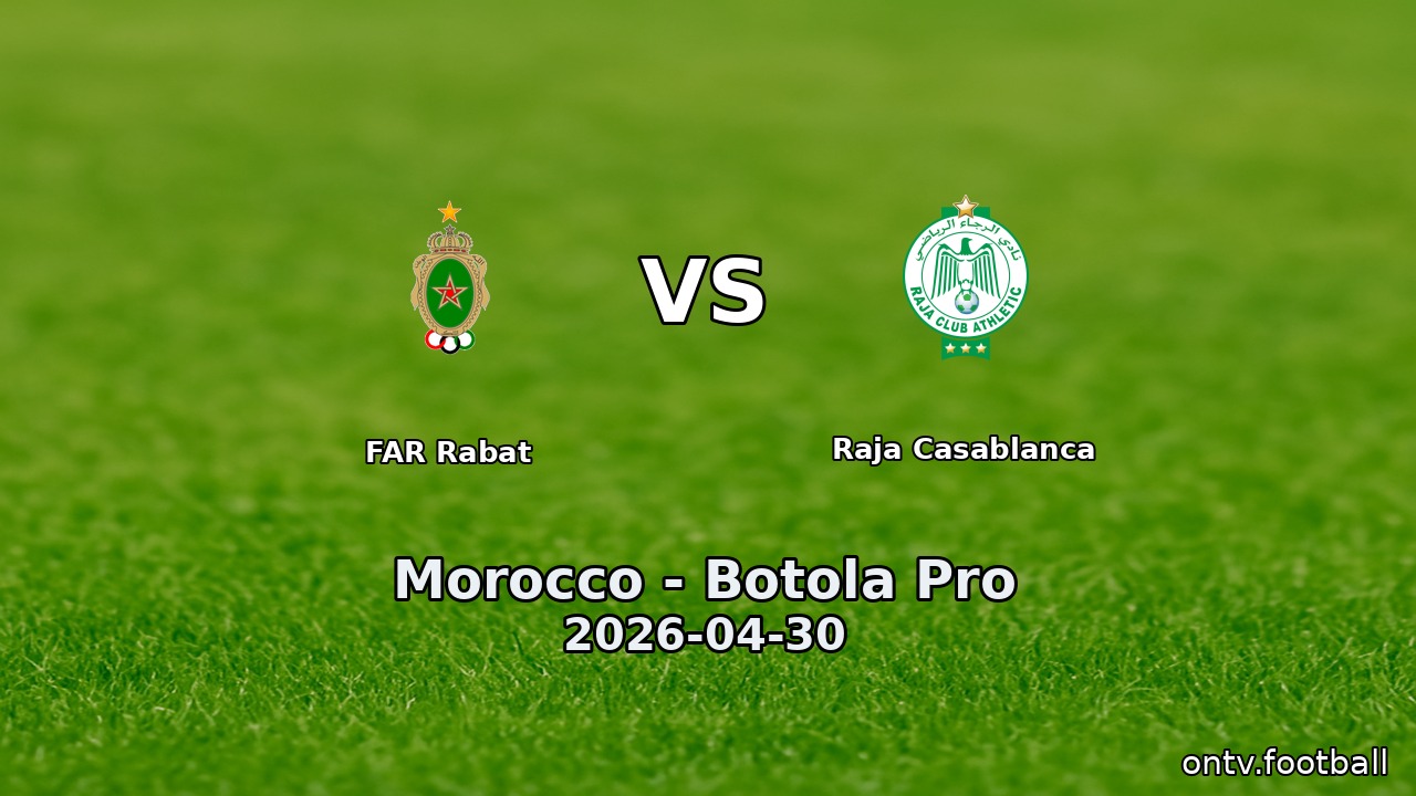 FAR Rabat vs Raja Casablanca