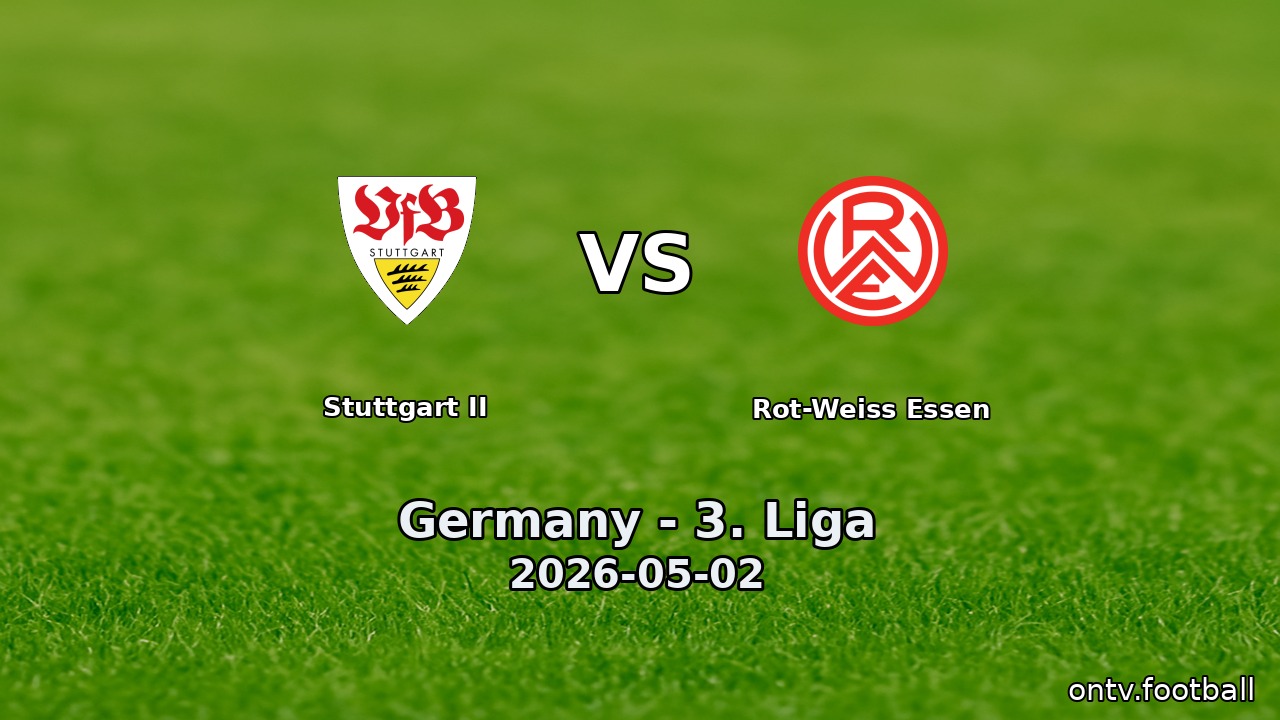 Stuttgart II vs Rot-Weiss Essen