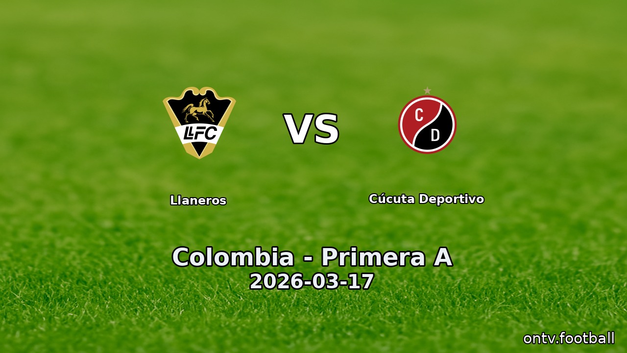 Llaneros vs Cúcuta Deportivo