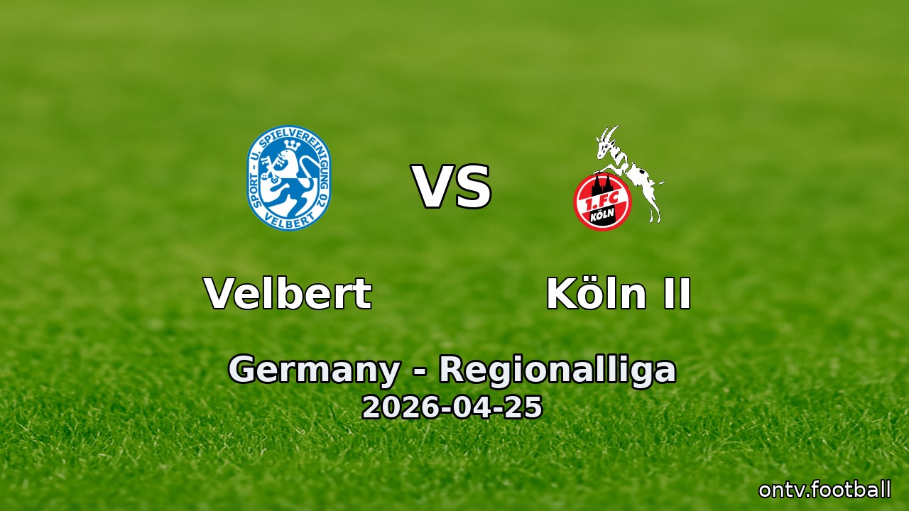 Velbert vs Köln II