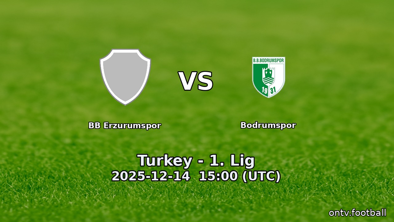 BB Erzurumspor vs Bodrumspor