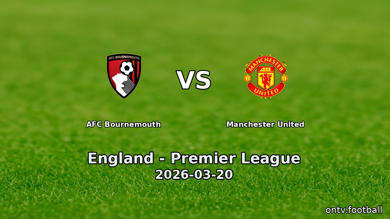 AFC Bournemouth vs Manchester United