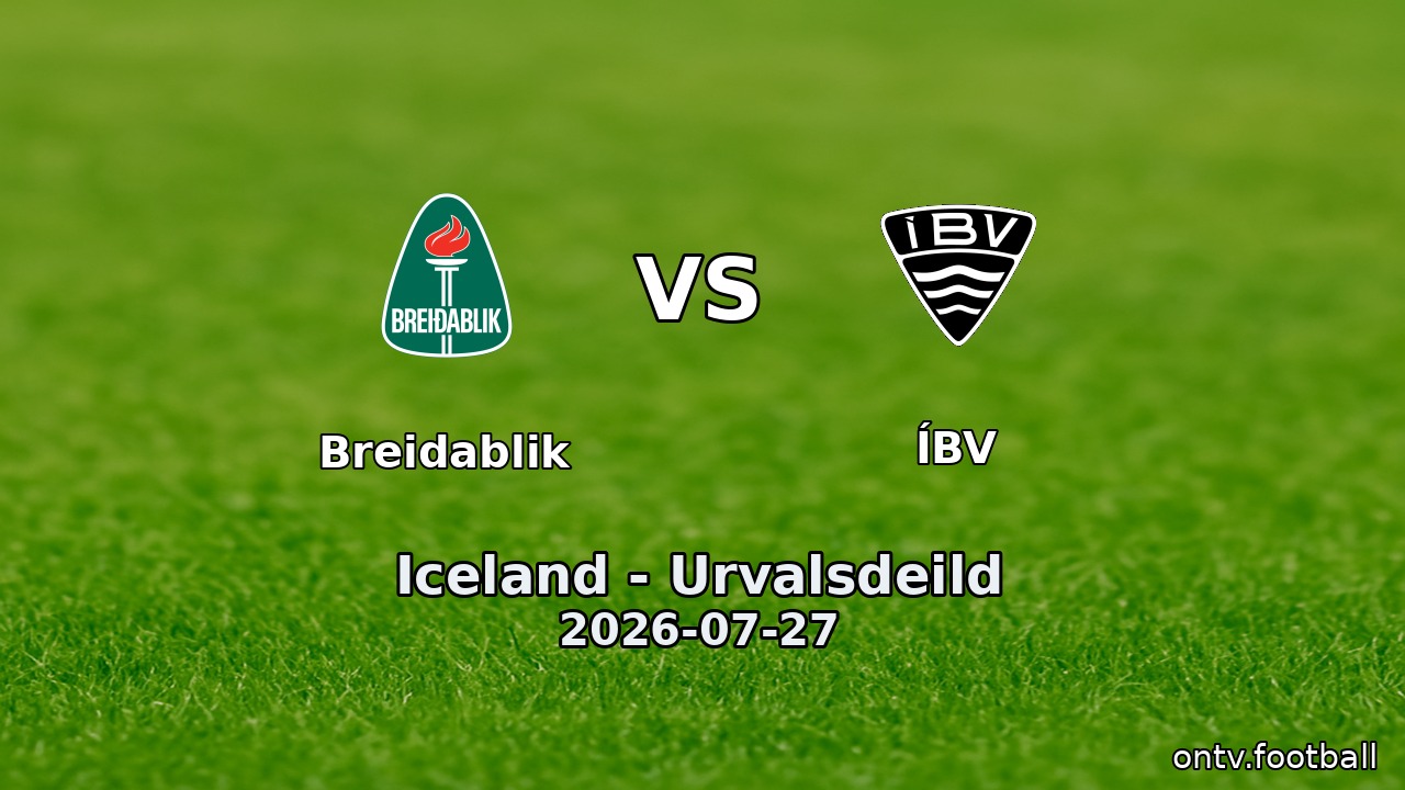 Breidablik vs ÍBV