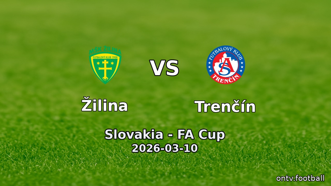 Žilina vs Trenčín