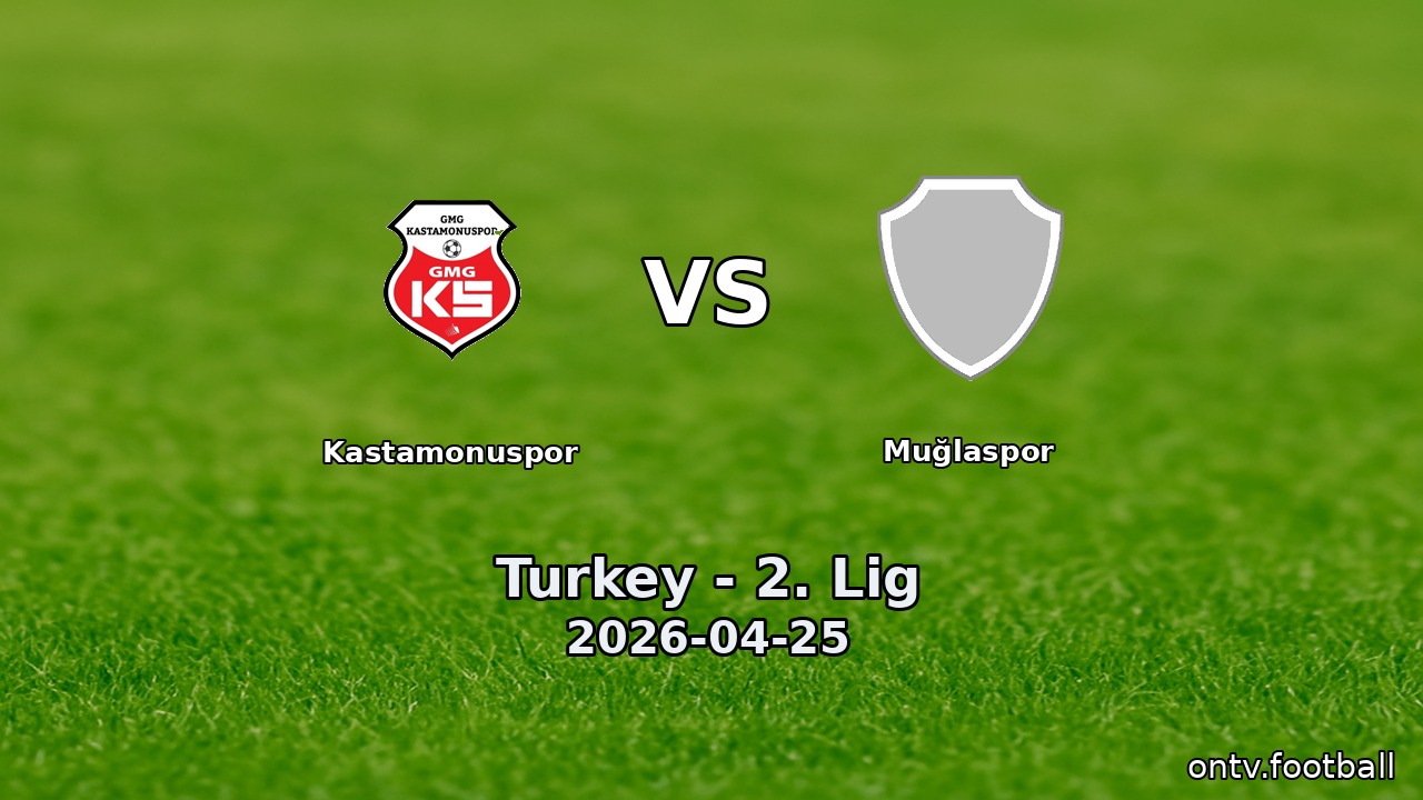 Kastamonuspor vs Muğlaspor