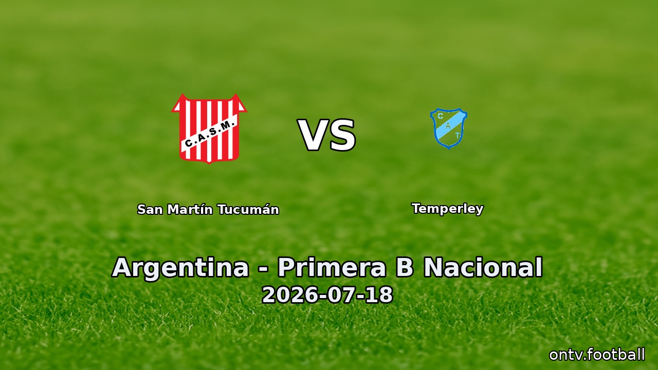 San Martín Tucumán vs Temperley