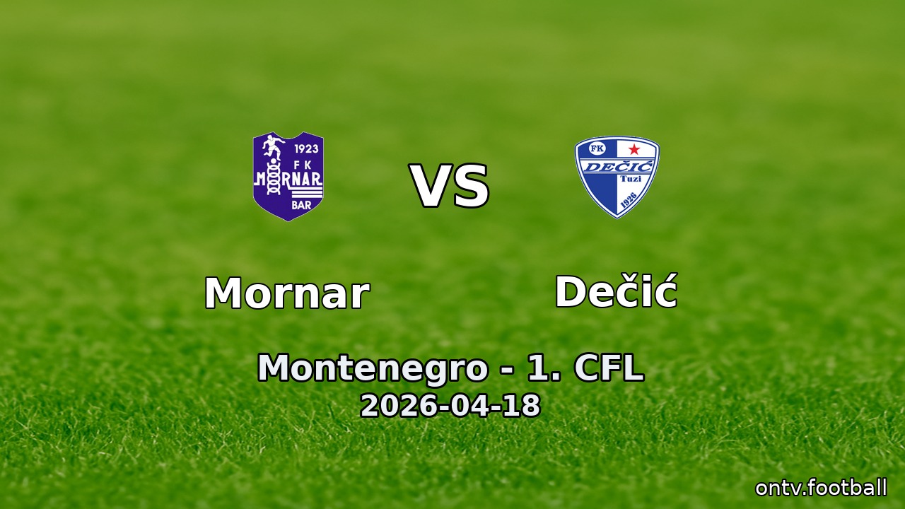 Mornar vs Dečić