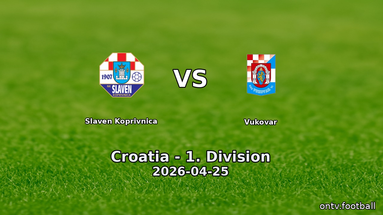 Slaven Koprivnica vs Vukovar