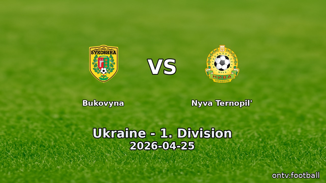 Bukovyna vs Nyva Ternopil'
