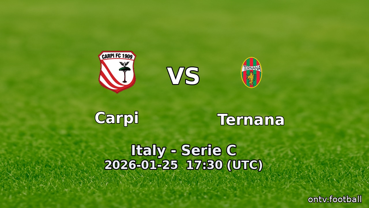 Carpi vs Ternana