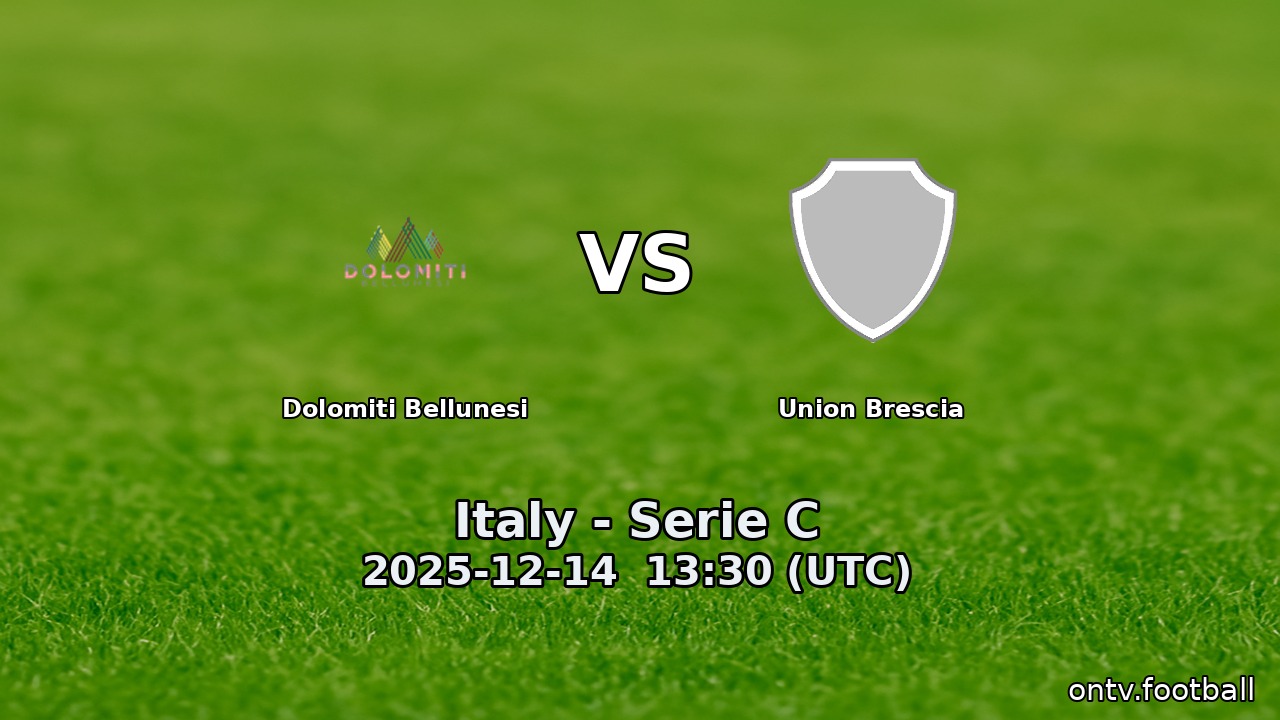 Dolomiti Bellunesi vs Union Brescia