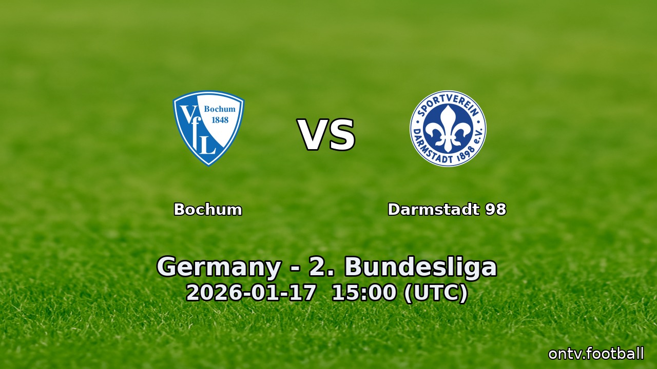 Bochum vs Darmstadt 98