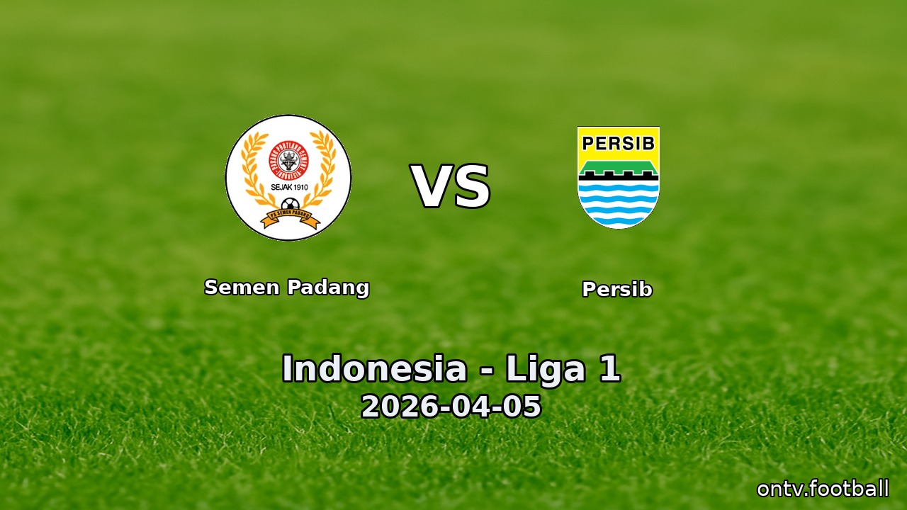 Semen Padang vs Persib