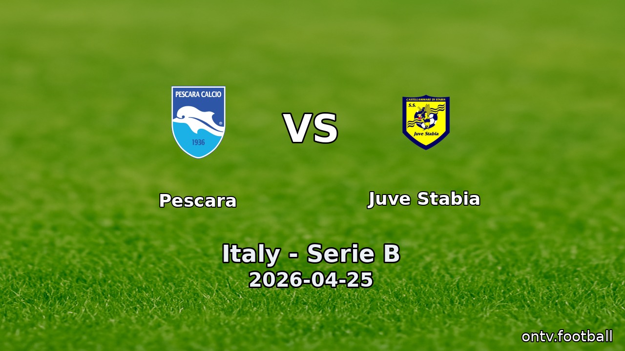 Pescara vs Juve Stabia