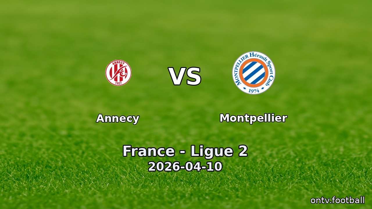 Annecy vs Montpellier