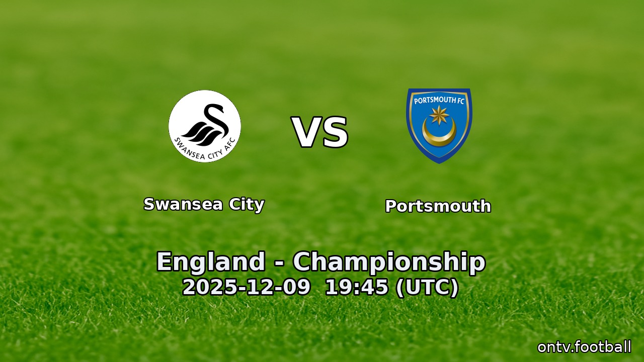 Swansea City vs Portsmouth