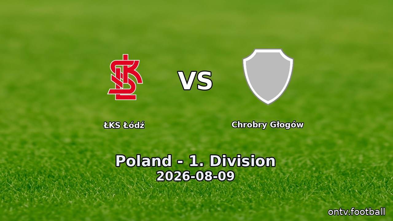 ŁKS Łódź vs Chrobry Głogów
