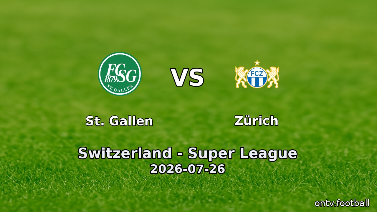 St. Gallen vs Zürich