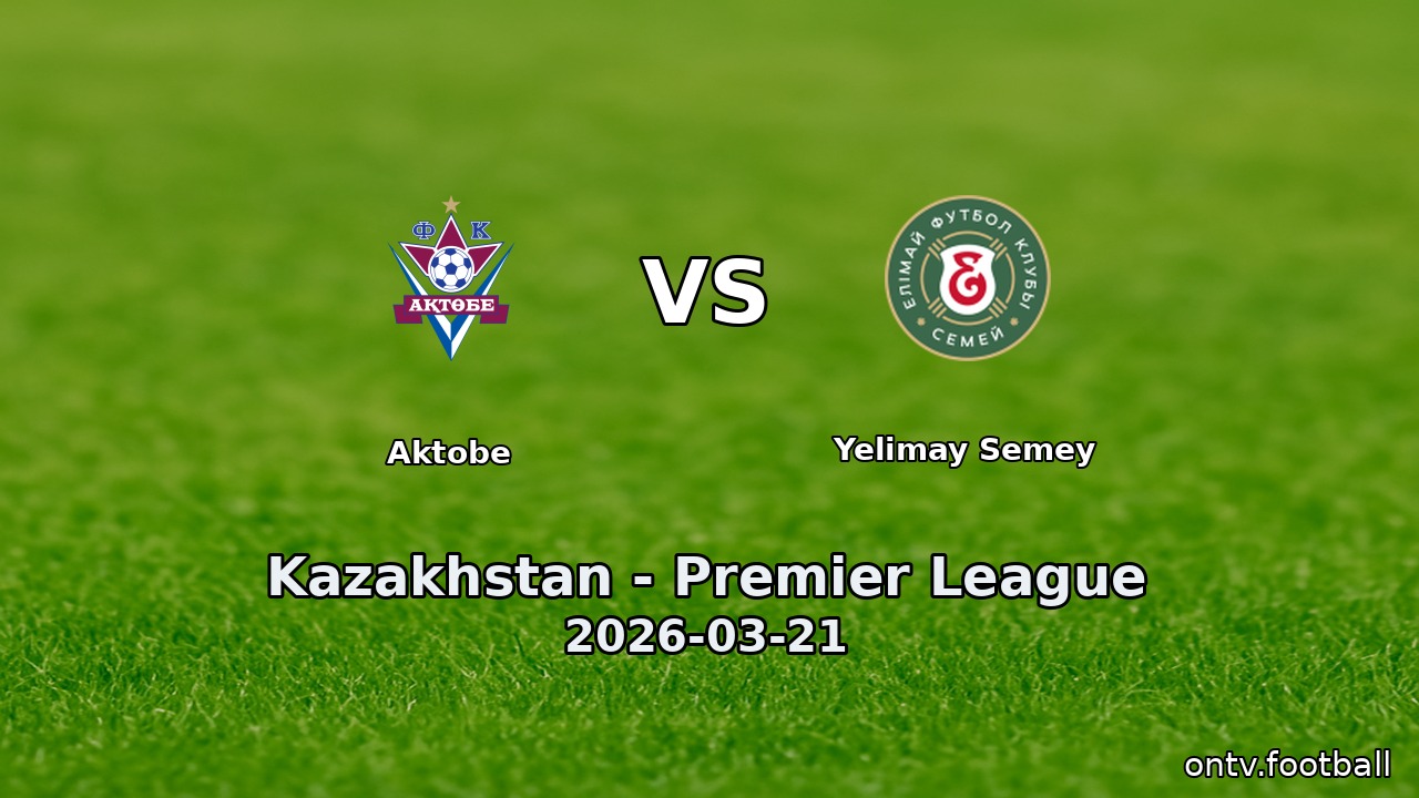 Aktobe vs Yelimay Semey