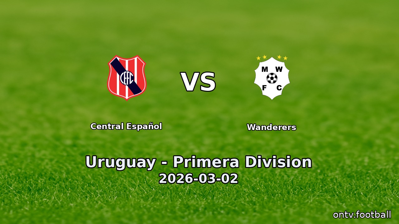 Central Español vs Wanderers