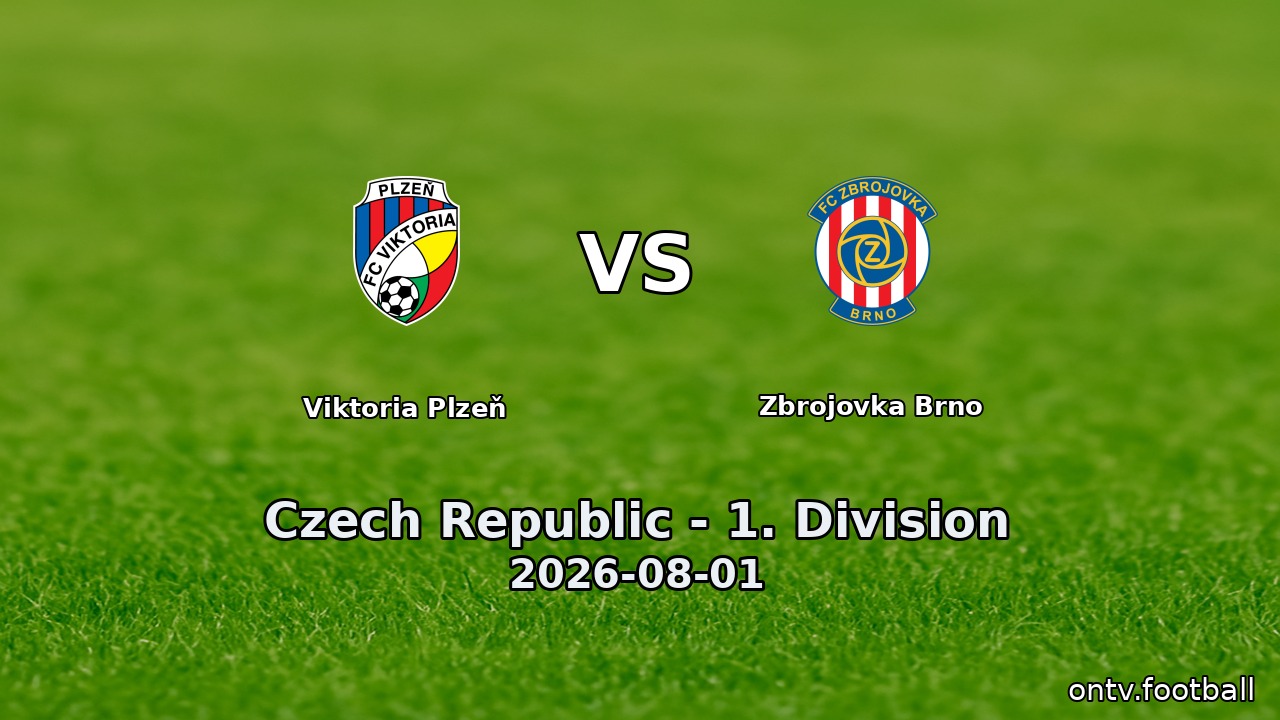 Viktoria Plzeň vs Zbrojovka Brno