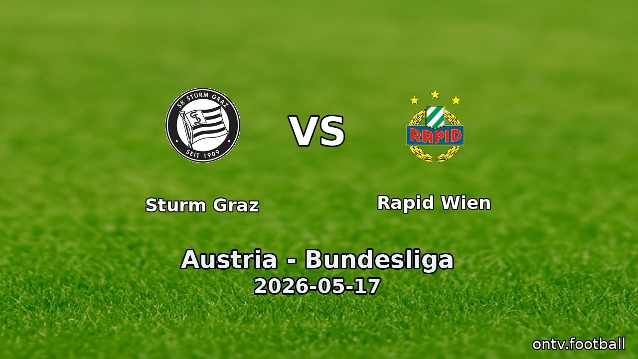 Sturm Graz vs Rapid Wien