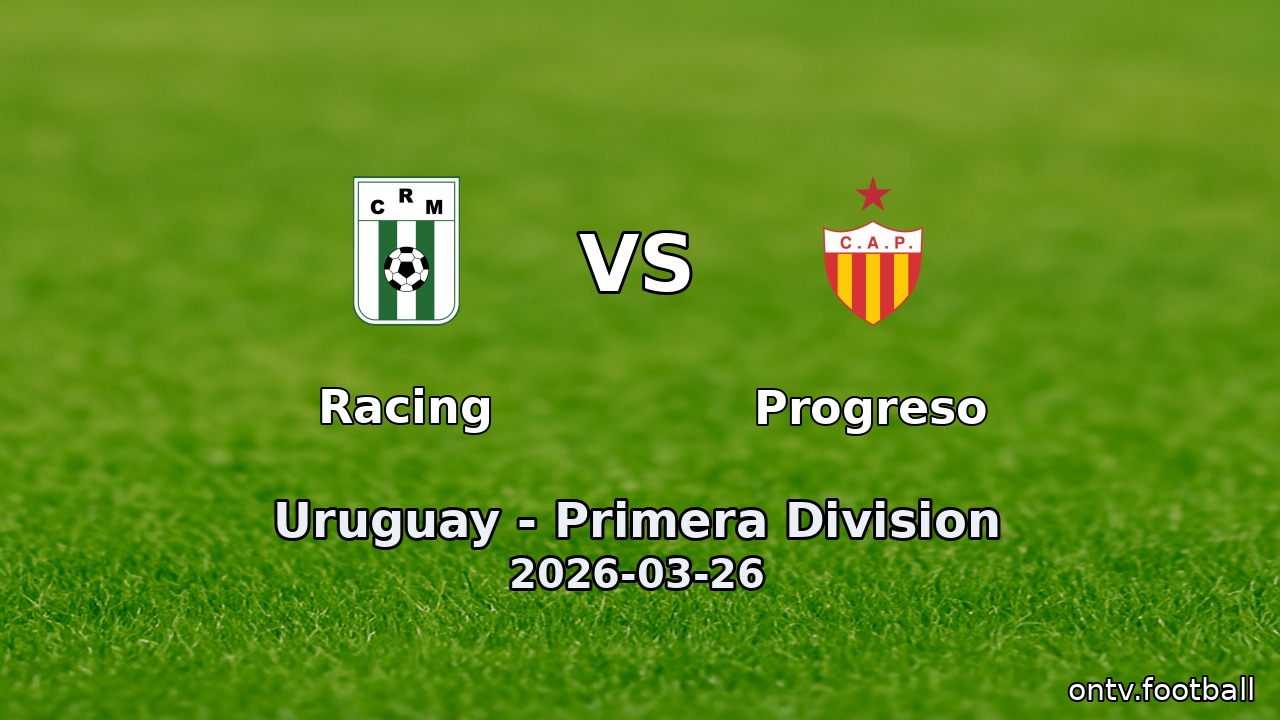 Racing vs Progreso