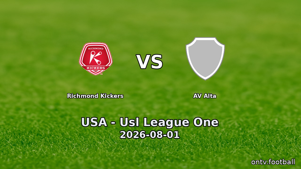 Richmond Kickers vs AV Alta
