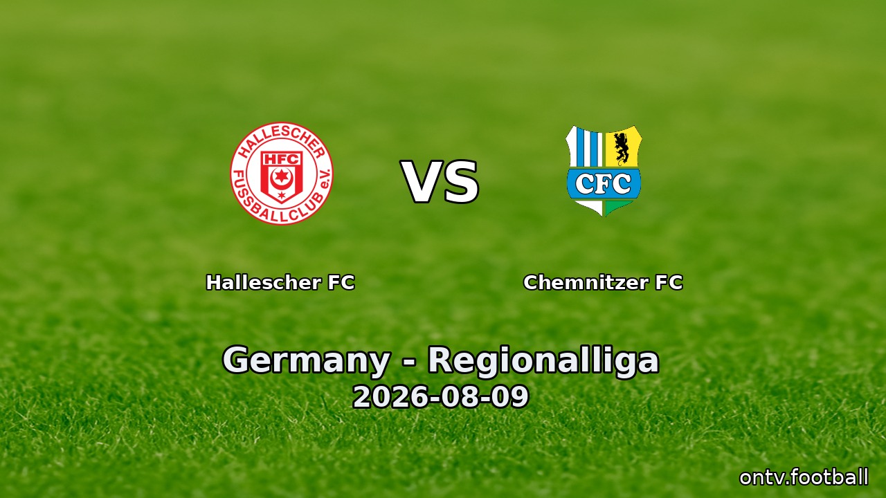 Hallescher FC vs Chemnitzer FC