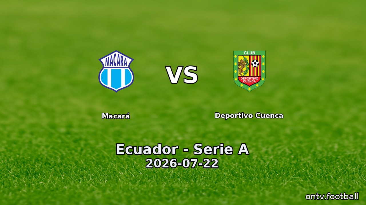 Macará vs Deportivo Cuenca