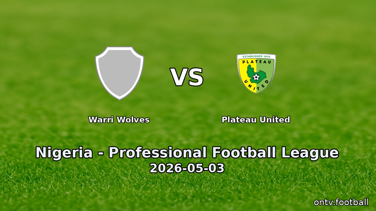 Warri Wolves vs Plateau United
