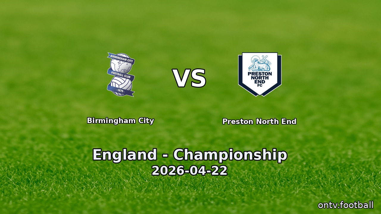 Birmingham City vs Preston North End