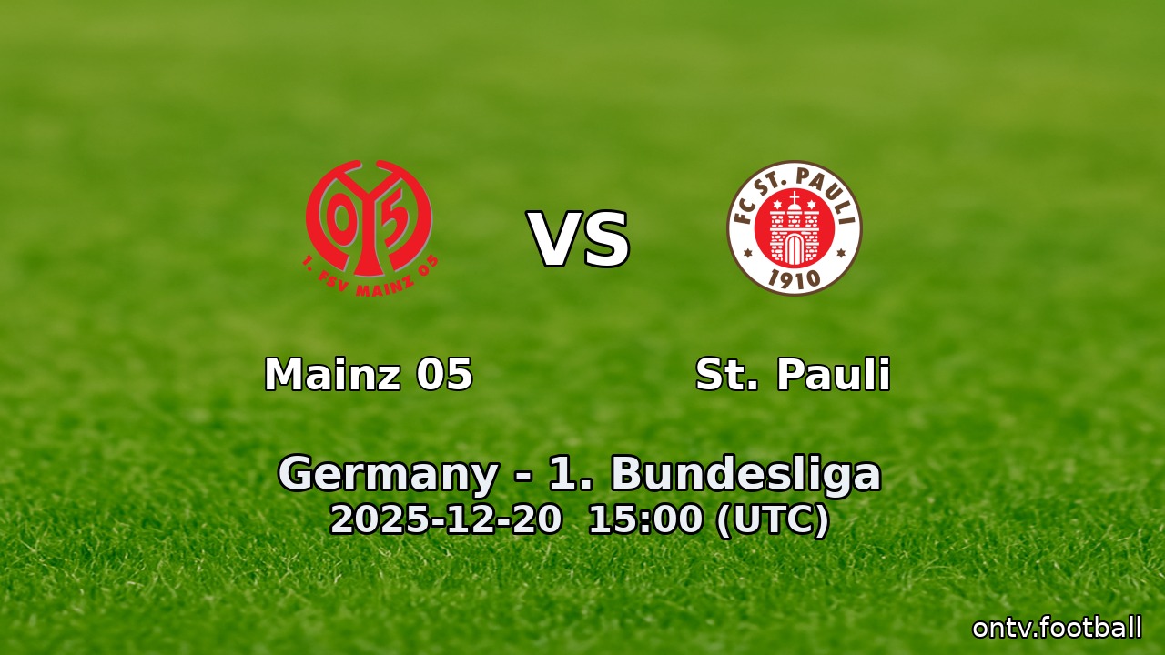 Mainz 05 vs St. Pauli