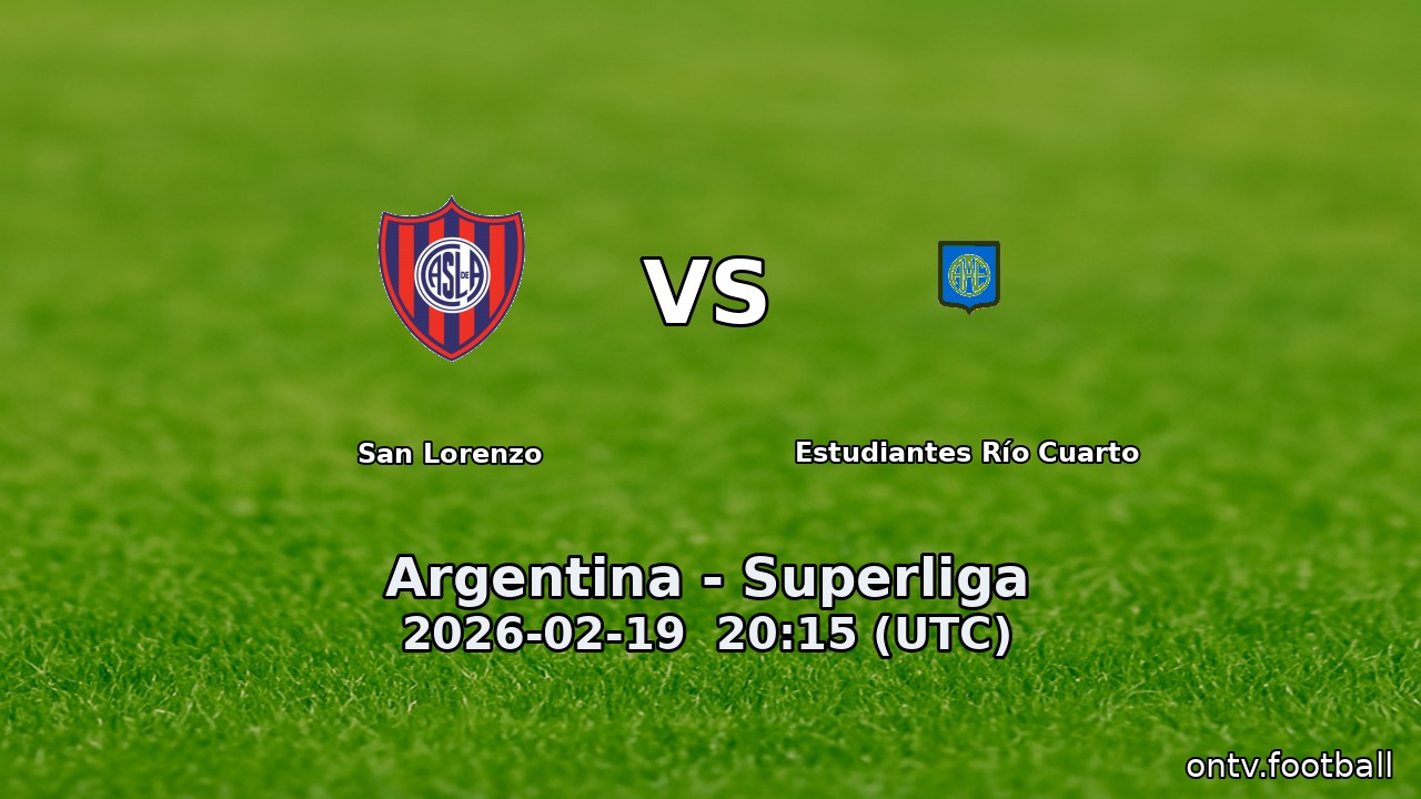 San Lorenzo vs Estudiantes Río Cuarto