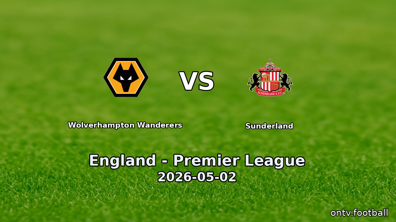Wolverhampton Wanderers vs Sunderland