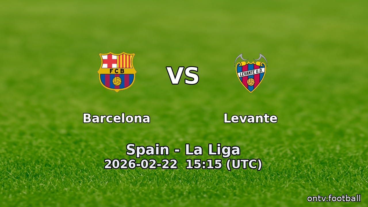 Barcelona vs Levante