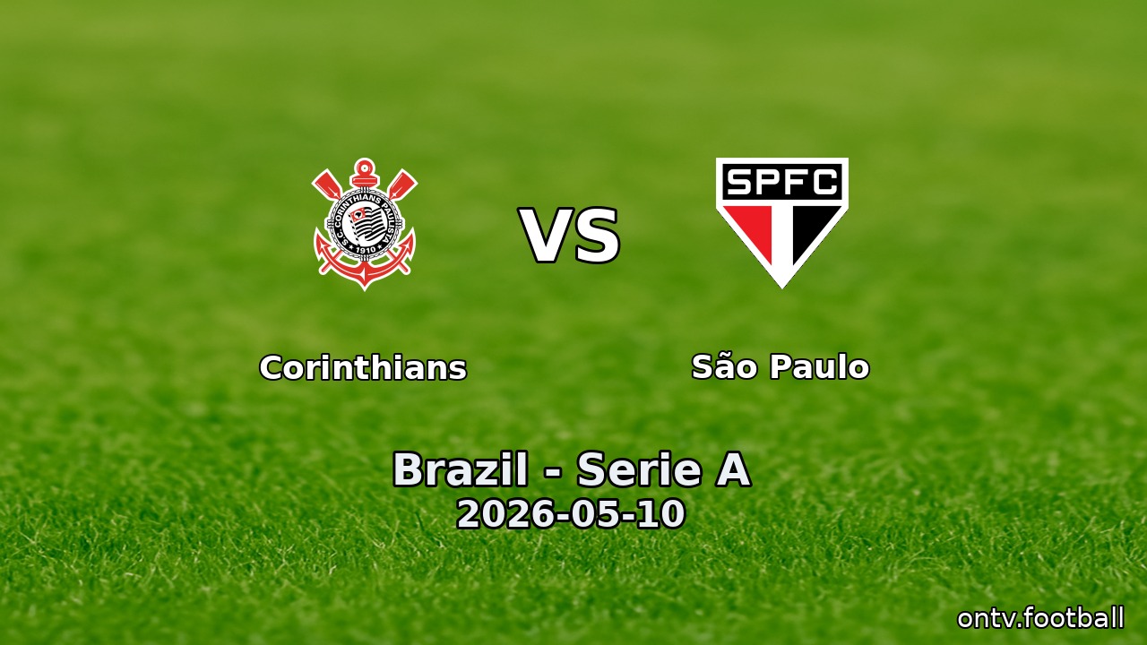 Corinthians vs São Paulo