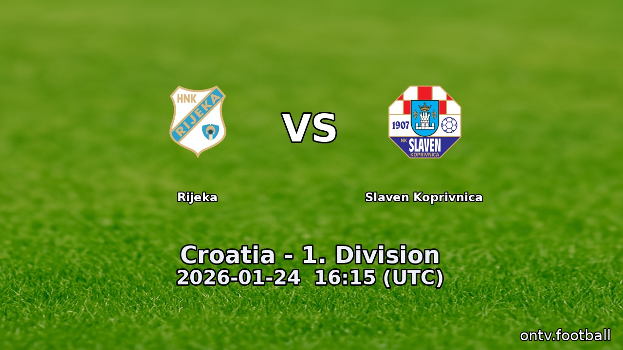 Rijeka vs Slaven Koprivnica