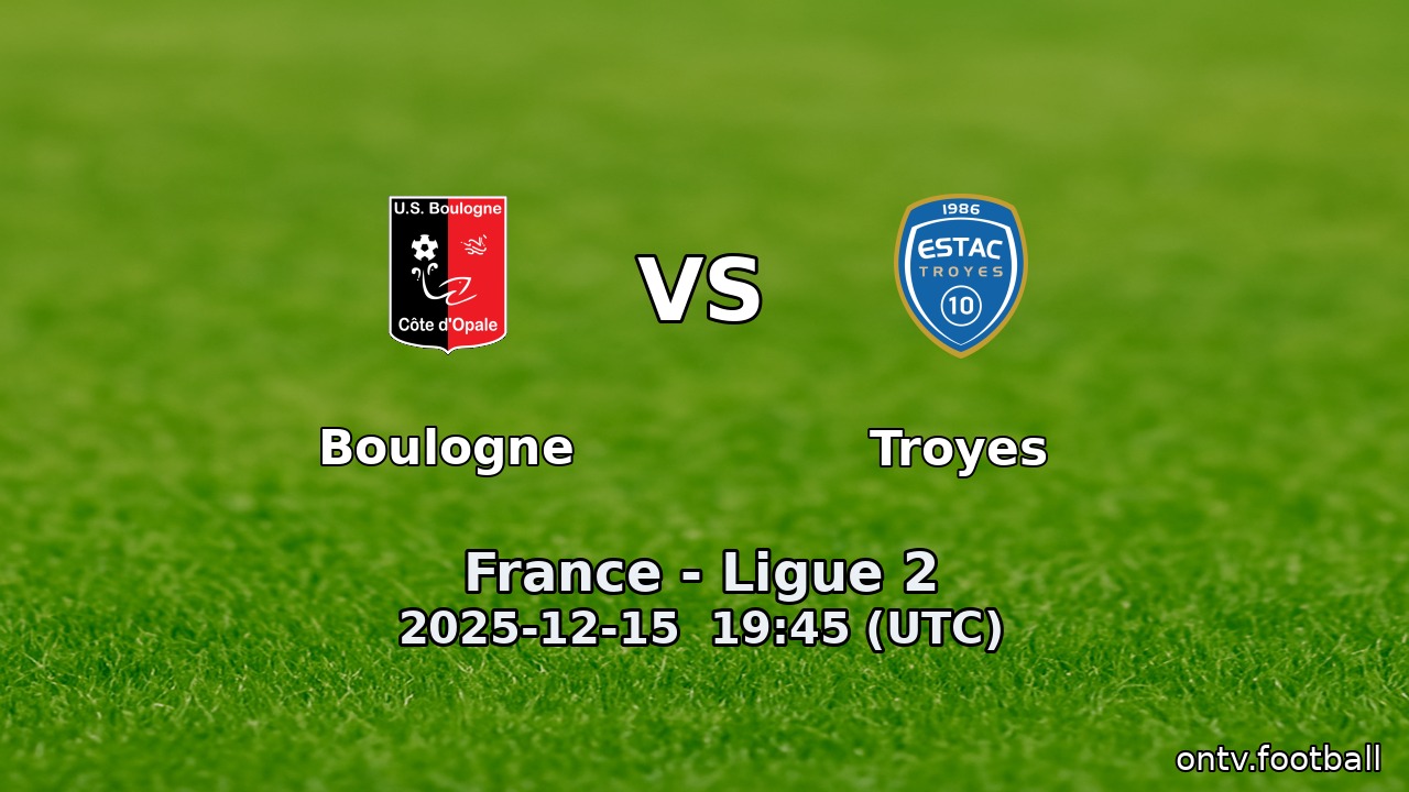 Boulogne vs Troyes