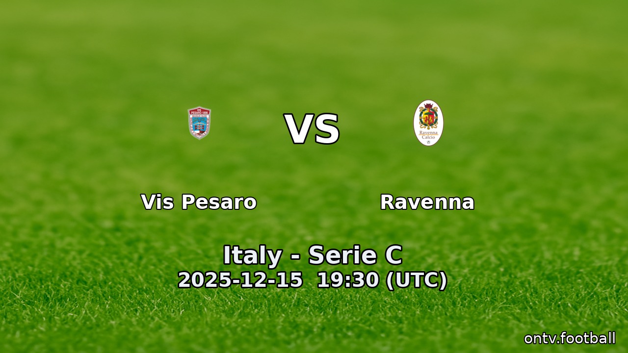 Vis Pesaro vs Ravenna